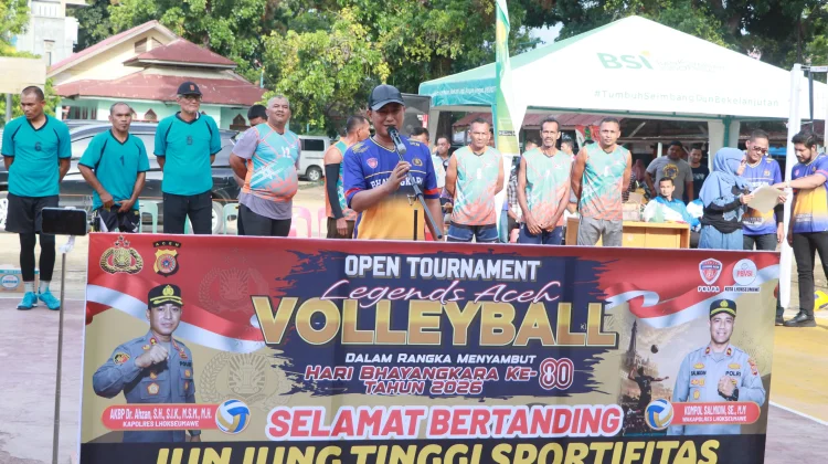 Open Turnamen Voli Legends Aceh Digelar