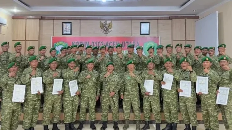 Komandan Kodim 0103/Aceh Utara Lepas 13 Prajurit Pindah Satuan