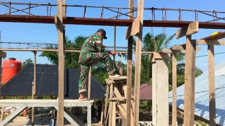 Pembangunan Mushola Ali Imran Terus Dikerjakan