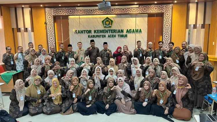 Puluhan Guru di Aceh Timur Ikuti Bimtek Implementasi Kurikulum Berbasis Cinta