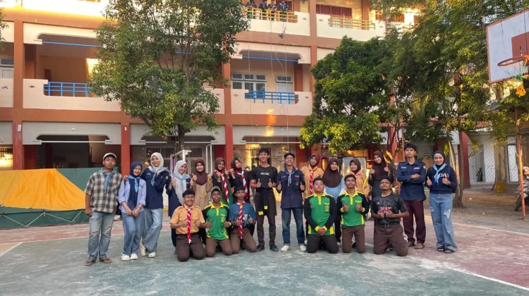 Pramuka SMKN 3 Lhokseumawe Asah Keterampilan Vertical Rescue Dengan UMPAL Unimal