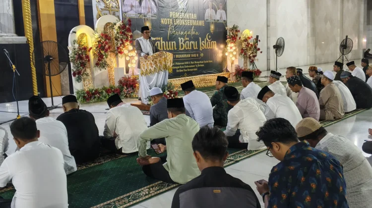 Pemerintah Kota Lhokseumawe Peringati 1 Muharram di Masjid Agung Islamic Center