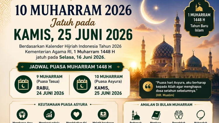 Catat, Ini Jadwal Puasa Sunnah Muharram 1448 Hijriah yang Dianjurkan