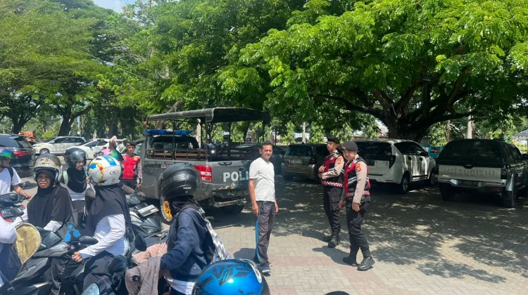 Personel Satsamapta Intensifkan Patroli di Pusat Aktivitas Masyarakat