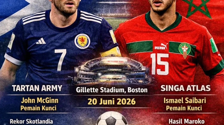 Prediksi Piala Dunia 2026: Skotlandia vs Maroko, Ujian Berat Tartan Army di Grup C