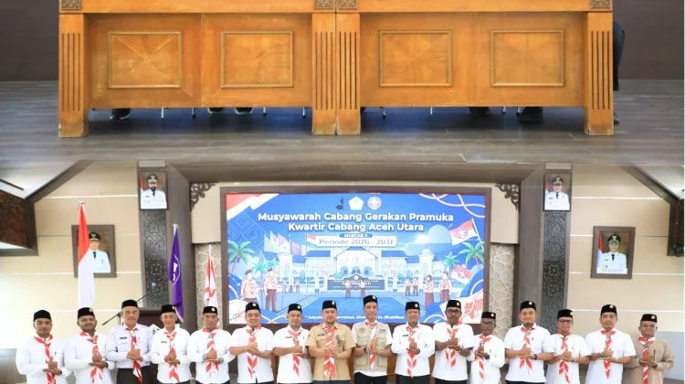 Tarmizi Terpilih Aklamasi Pimpin Pramuka Aceh Utara