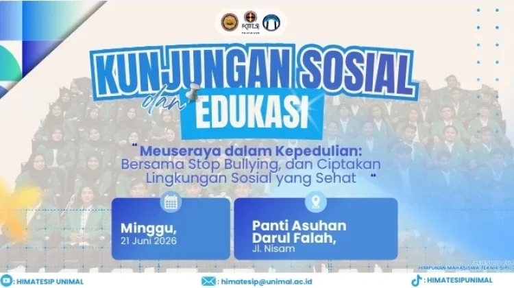 HIMATESIP Unimal Gelar Kunjungan Sosial dan Edukasi di Panti Asuhan