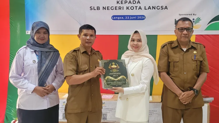 Dukungan Kemensos dan RRI, Al-Qur'an Braille untuk Anak Tunanetra Kota Langsa