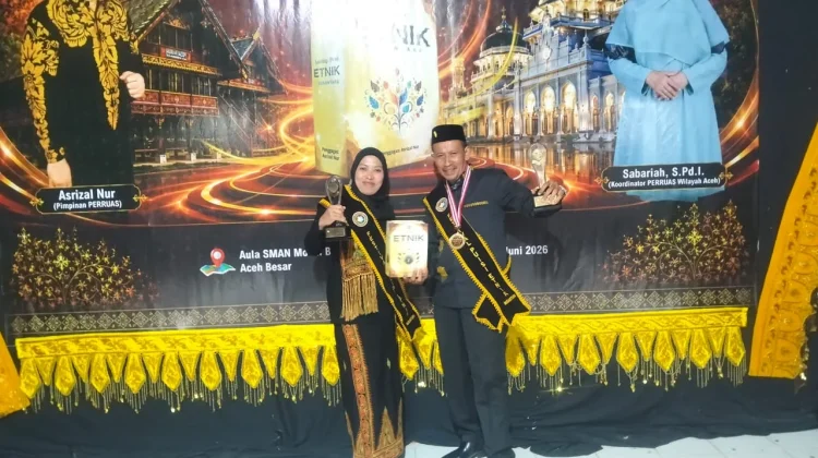 Ketua PGMNI Aceh Utara Raih Anugerah Peluncuran Buku Puisi Etnik