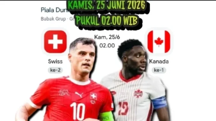 Duel Penentu Juara Grup, Swiss Hadapi Tuan Rumah Kanada