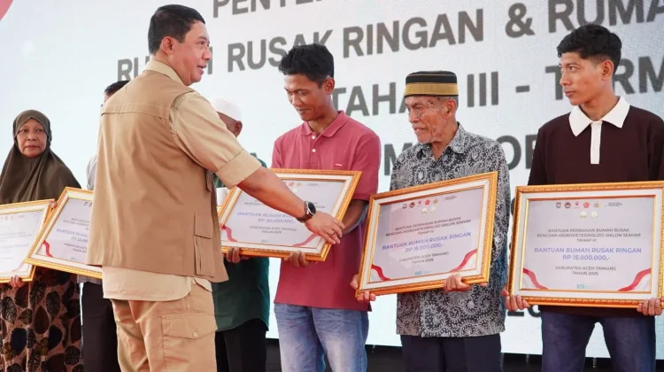 BNPB Salurkan Rp93,7 Miliar untuk Perbaikan Rumah di Tamiang