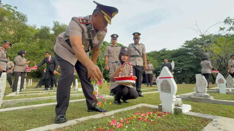 Polres Lhokseumawe Gelar Ziarah Rombongan di TMP Blang Panyang