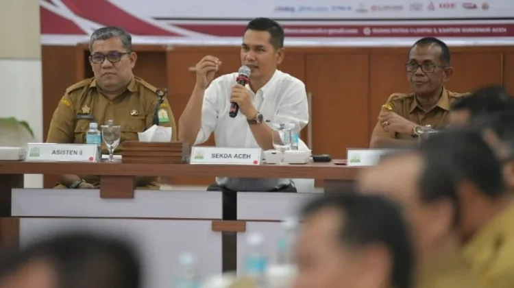 Sekda Aceh Dihadapan Mahasiswa, Paparkan Capaian Pemulihan Pascabencana