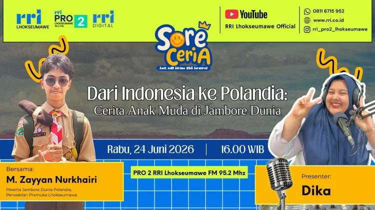 Zayyan Nurkhairi Siap Perkenalkan Budaya Aceh di Jambore Dunia Polandia