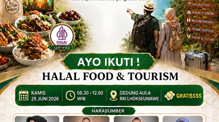 GESID dan RRI Lhokseumawe Adakan Halal Food & Tourism