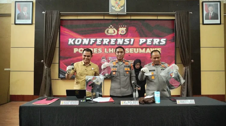 Polres Lhokseumawe Tuntaskan Pengungkapan Kasus Penembakan di Alue Lim