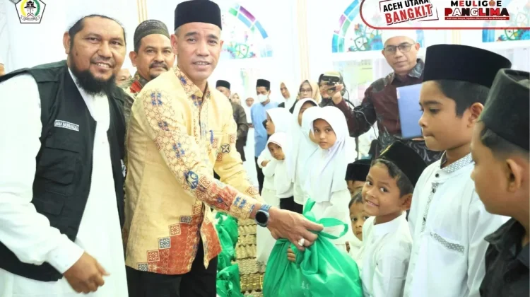 Wakil Bupati Aceh Utara Santuni Yatim dan Disabilitas