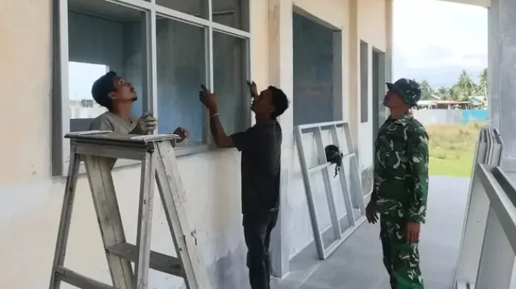 Revitalisasi SMK Negeri 1 Lapang Telah Capai 59,69 Persen