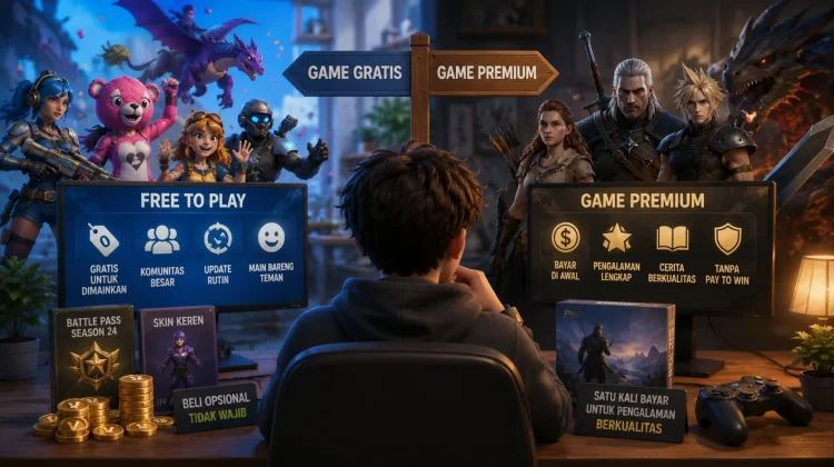 Kenapa Banyak Gamer Lebih Memilih Game Gratis daripada Game Premium?