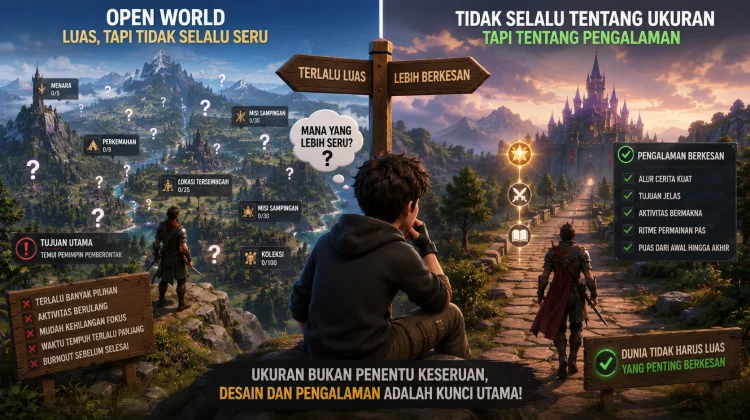 Kenapa Game Open World Tidak Selalu Lebih Seru?
