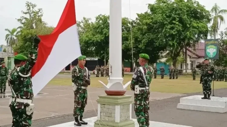 Pimpin Upacara Bendera, Dandim Aceh Utara Bangun Semangat Disiplin dan Pengabdian