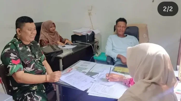 Sambangi Kantor Keuchik, Pererat Silaturahmi dan Bahas Kamtibmas