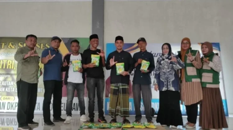 DKPPP Lhokseumawe Salurkan Bantuan Benih dan Pupuk
