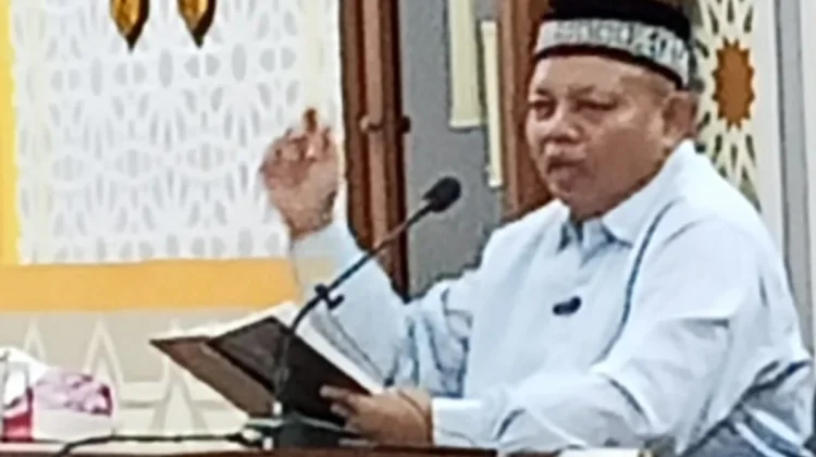Kajian Ba'da Maghrib di Masjid Jami Lancang Garam Bahas Kesempurnaan Nikmat Allah
