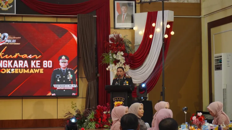 Syukuran Hari Bhayangkara ke-80, Kapolres Ajak Semua Pihak Jaga Keamanan Daerah