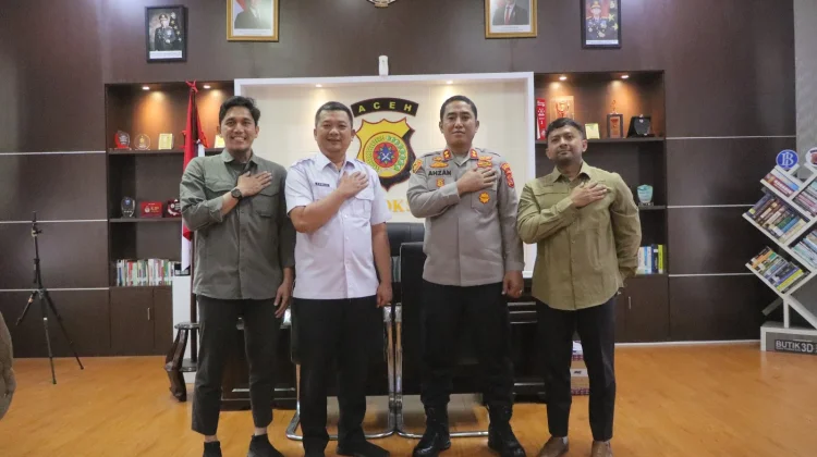Kapolres Terima Kunjungan Silaturrahmi Kepala Kantor Pertanahan Aceh Utara