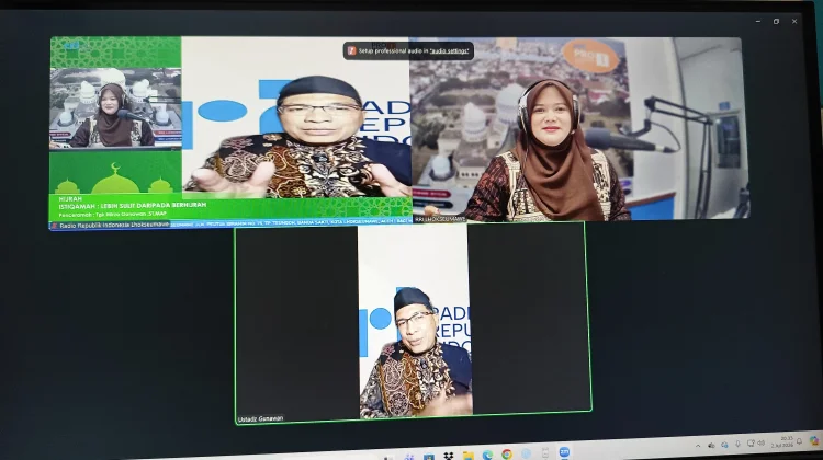 RRI Lhokseumawe Sukses Menggelar Siaran Live Streaming Edukasi Agama Islam