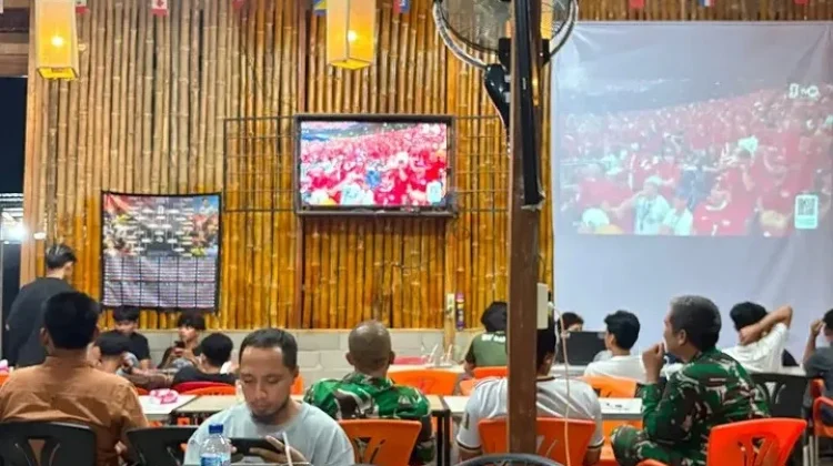 Nobar Piala Dunia 2026, Kodim Pererat Silaturahmi dengan Warga