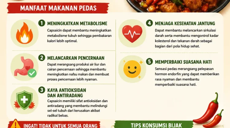 Makan Pedas Adakah Manfaat untuk Tubuh