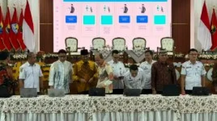 Wakil Bupati Bireuen Hadiri Penandatanganan Penerapan Sertifikat Elektronik