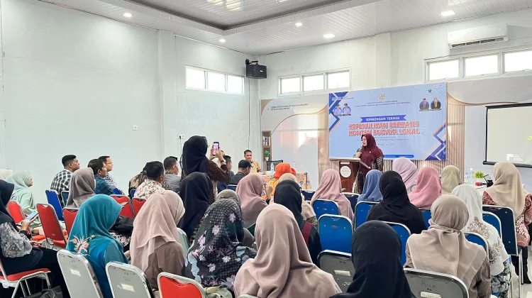 Dinas Perpustakaan Laksanakan Bimtek Penulisan Berbasis Konten Budaya Lokal