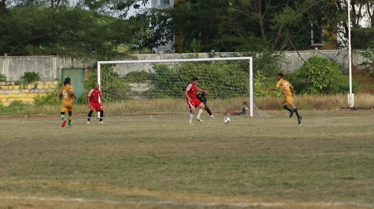 KJE FC Tumbangkan POP Polres Lhokseumawe 2-0 di Liga Eksekutif JPFC