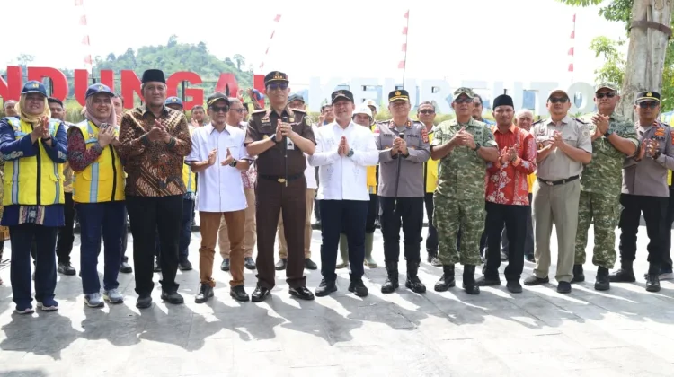 Bendungan Krueng Keureuto Diresmikan Prabowo Secara Virtual