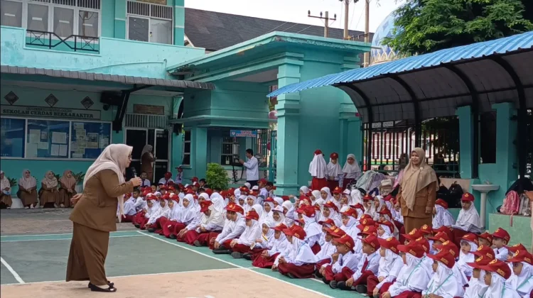 SDN 1 Banda Sakti Sambut Siswa Baru Lewat MPLS Menyenangkan
