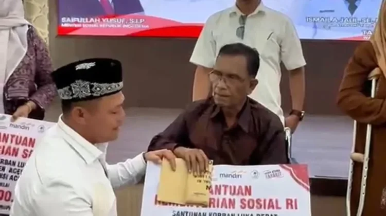 496 Korban Banjir Aceh Utara Terima Santunan