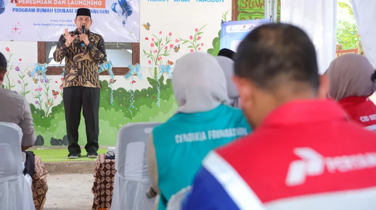 PT. Pertamina Hulu Energi North Sumatra Offshore Edukasi Anak Desa Kuala Cangkoi