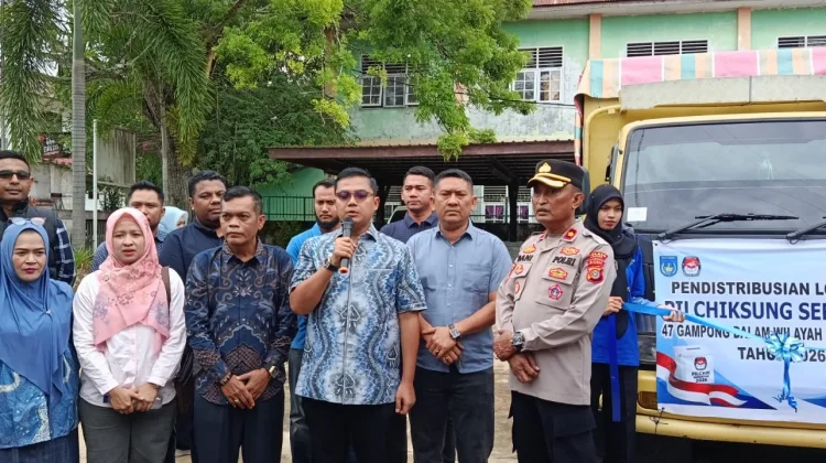 Wali Kota Langsa Lepas Logistik Pilchiksung Lima Kecamatan