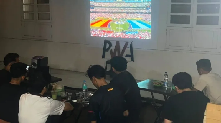 Nobar Pildun DPP-PWA dan MABC Penuh Semangat