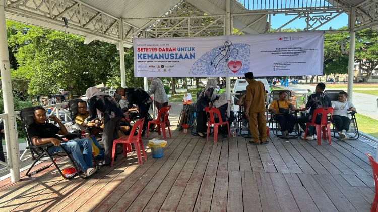 Hari Donor Darah Sedunia, UDD PMI Aceh Utara Himpun 100 Kantong Darah