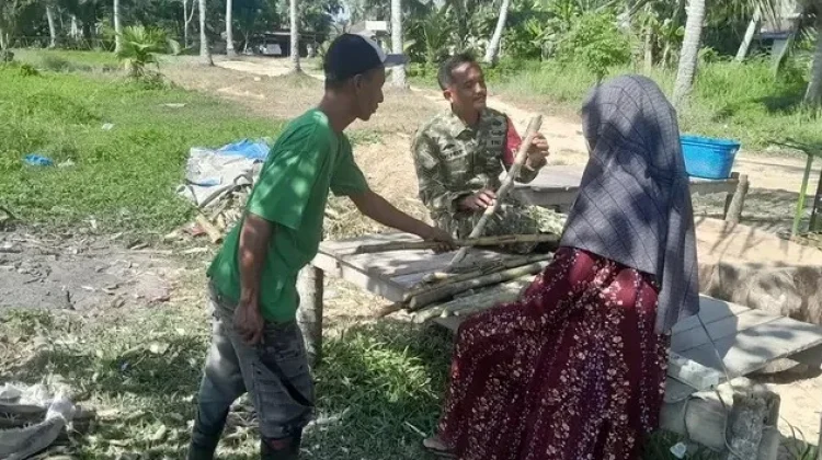 Babinsa Kodim 0103/Aceh Utara Rajut Silaturahmi dan Suntik Semangat Warga