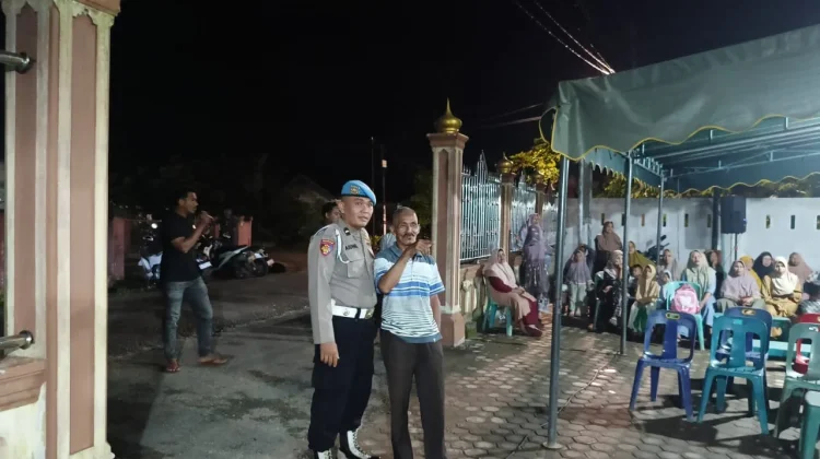 Polsek Kuta Makmur Sasar Permukiman, Antisipasi Gangguan Kamtibmas