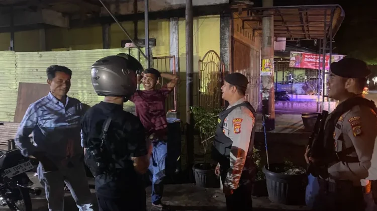 Sat Samapta Polres Lhokseumawe Perkuat Harkamtibmas pada Malam Hari