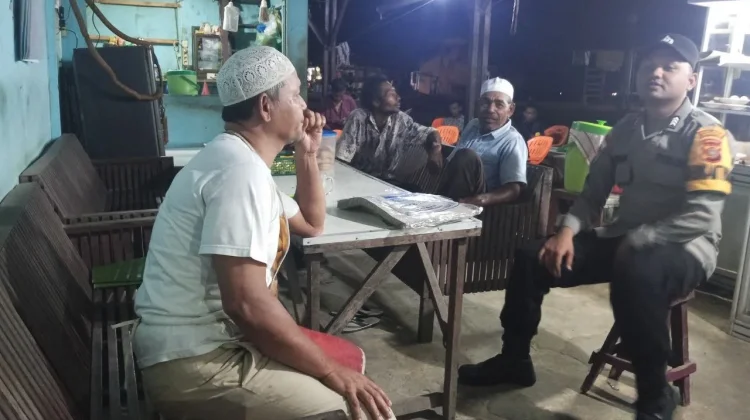 Polsek Banda Sakti Ajak Warga Aktif Jaga Kamtibmas dan Lapor jika Ada Gangguan