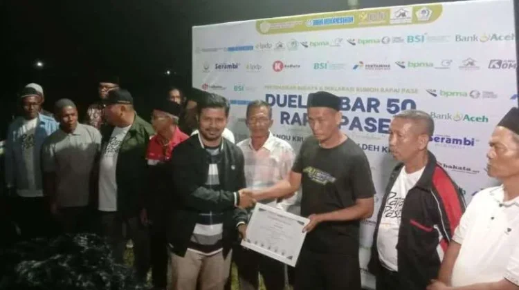 Deklarasi Rumoh Rapai Pase,16 Syekh dan Ketua Grup Rapai Pase Terima Penghargaan