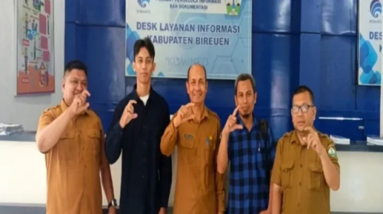 Diskominsa Bireuen Perkuat Sinergi Keterbukaan Informasi Publik