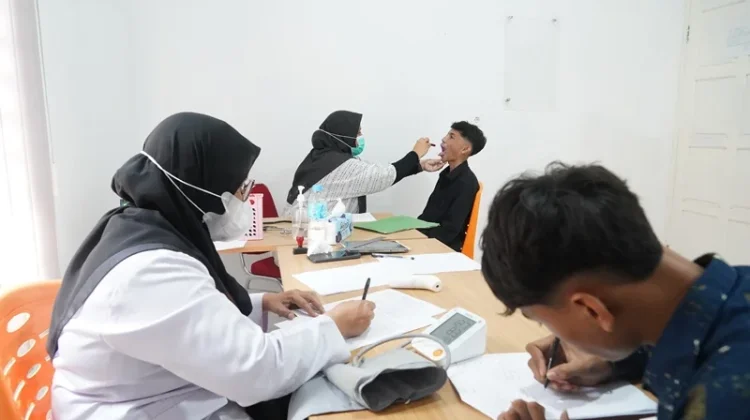 Mahasiswa Baru Unimal Skrining Kesehatan dan Narkoba